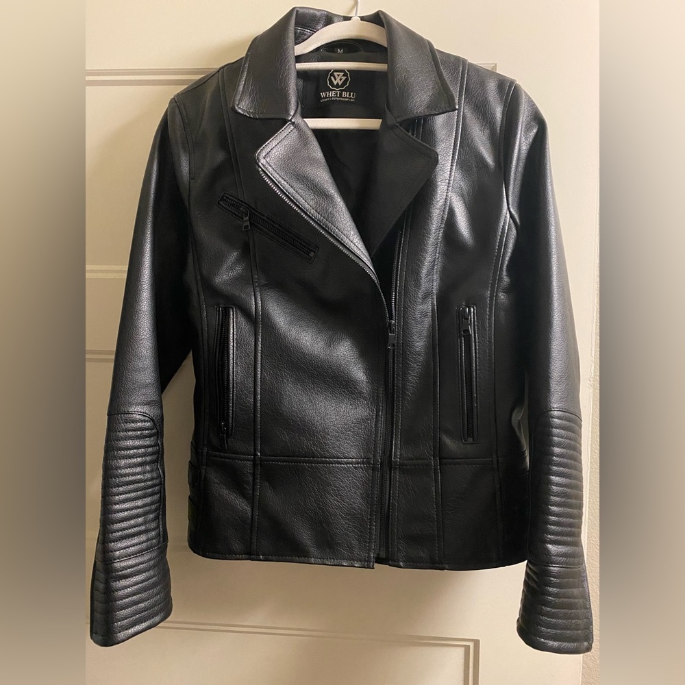 Whet Blu Faux Leather Jacket- Women’s